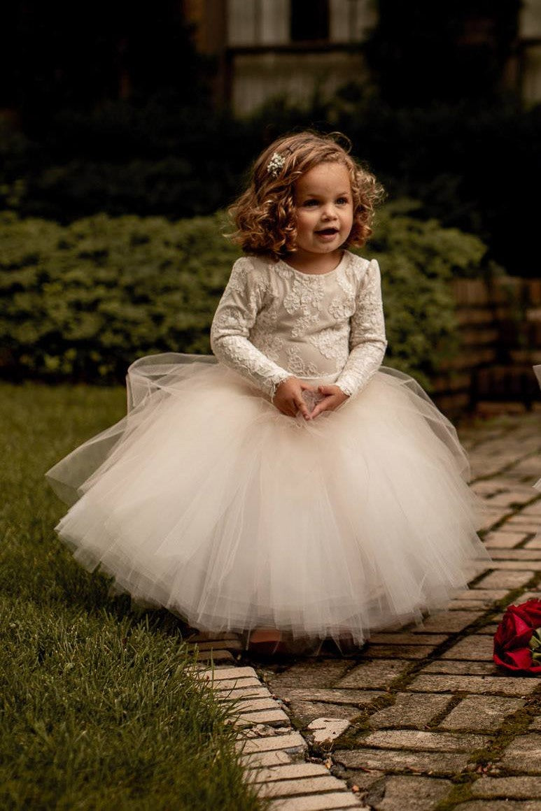 couture flower girl dress