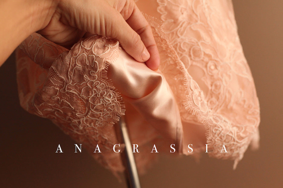 Dusty Rose Lace Dress