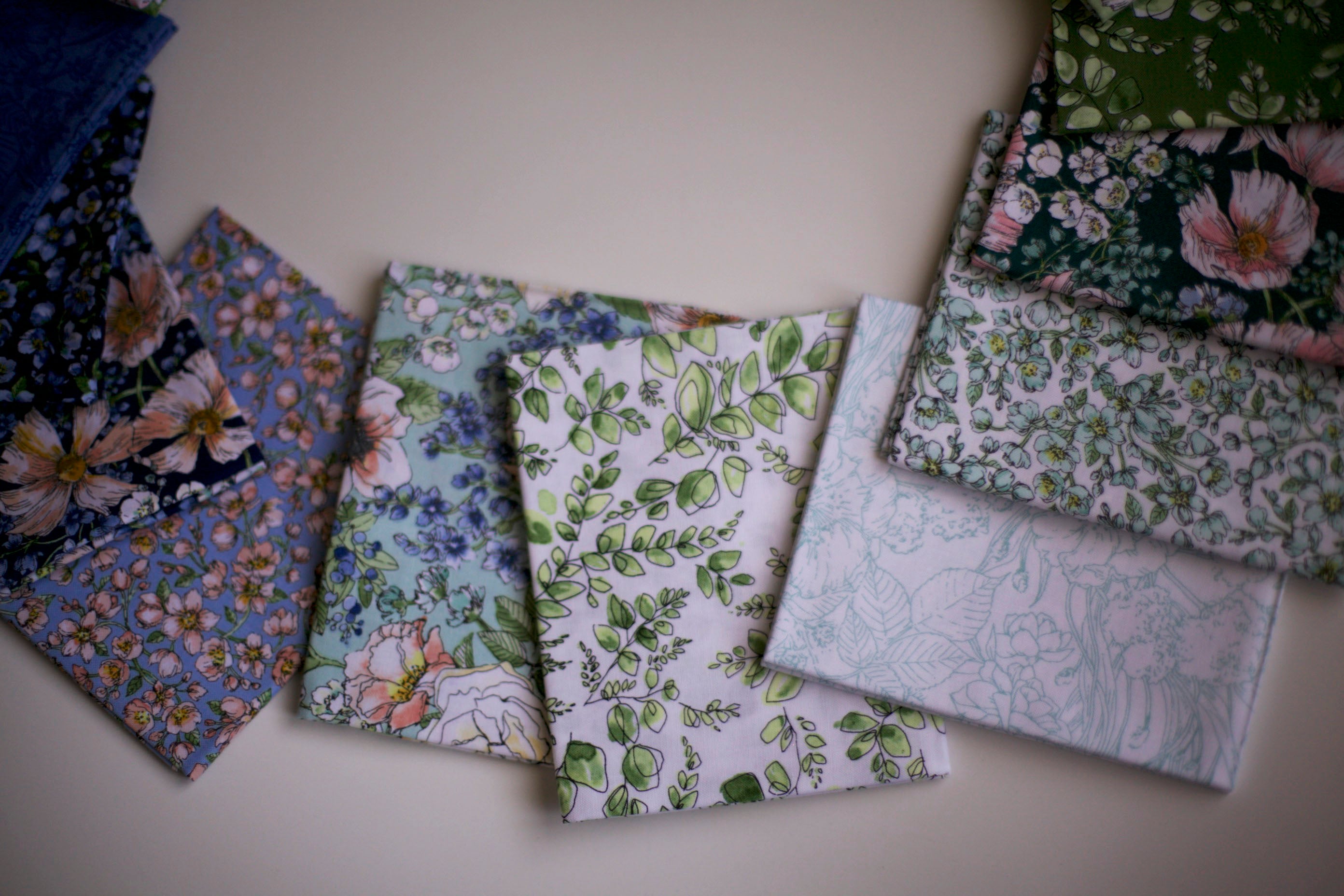 fat quarters nature's notebook