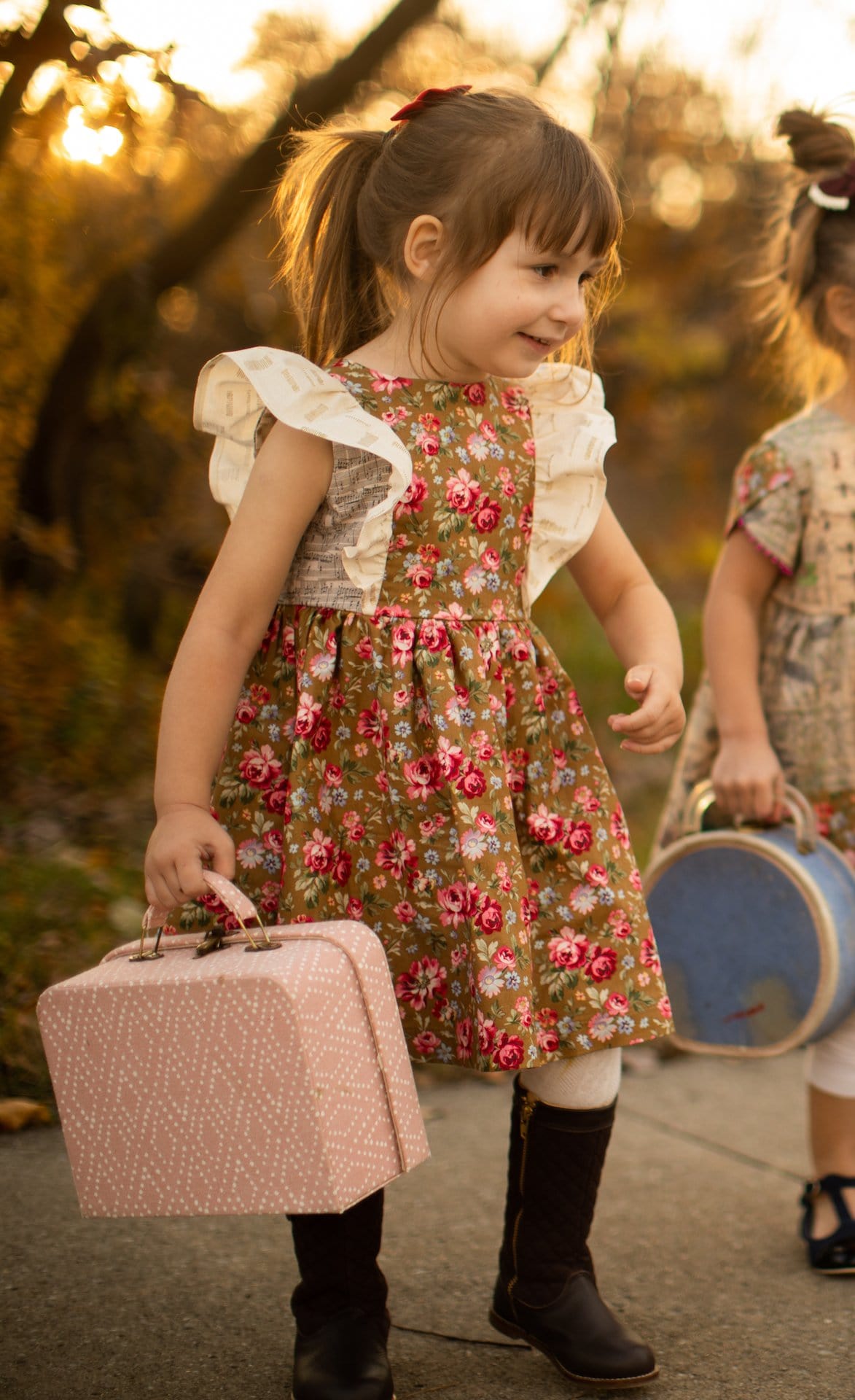 Cotton Pinafore Dress
