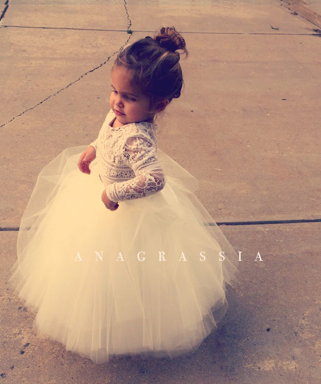 tutu flower girl dress