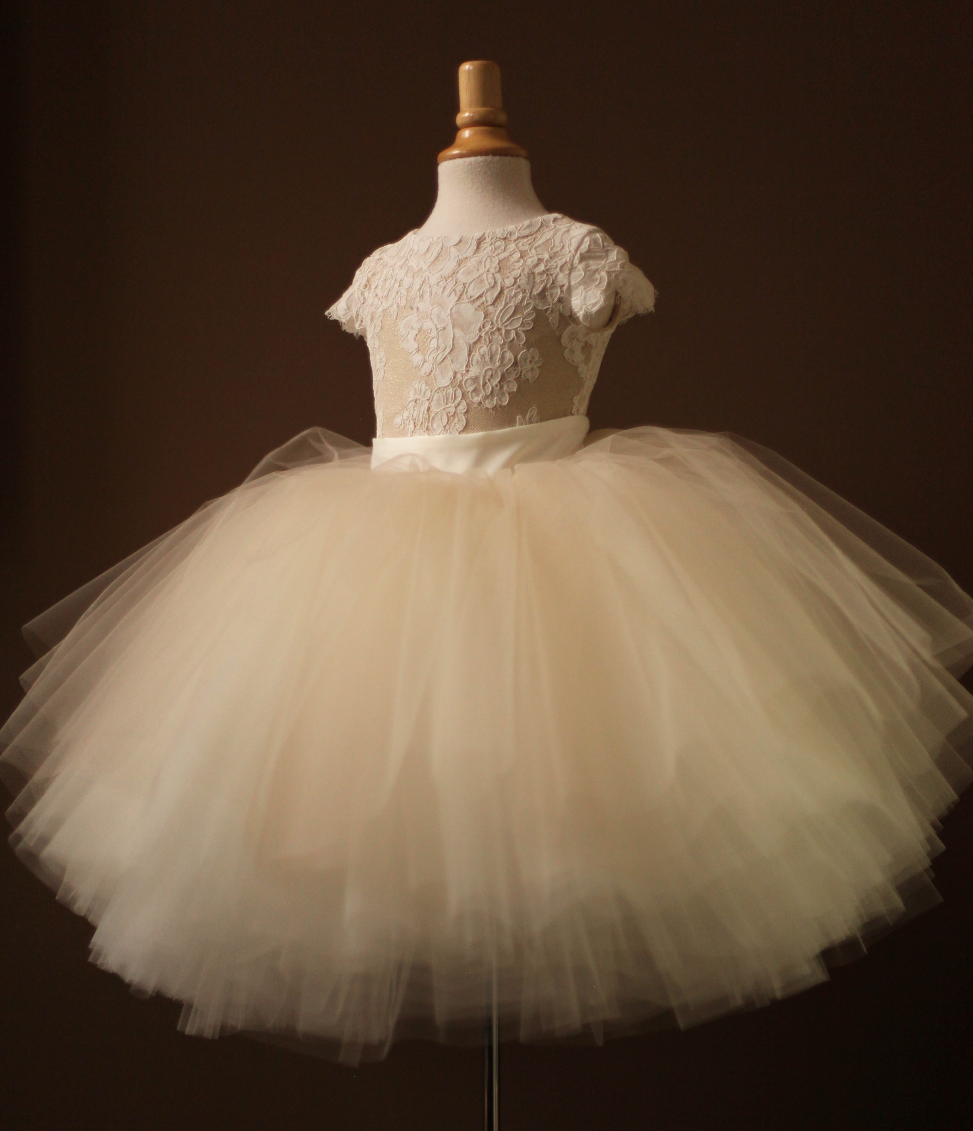 lace leotard flower girl