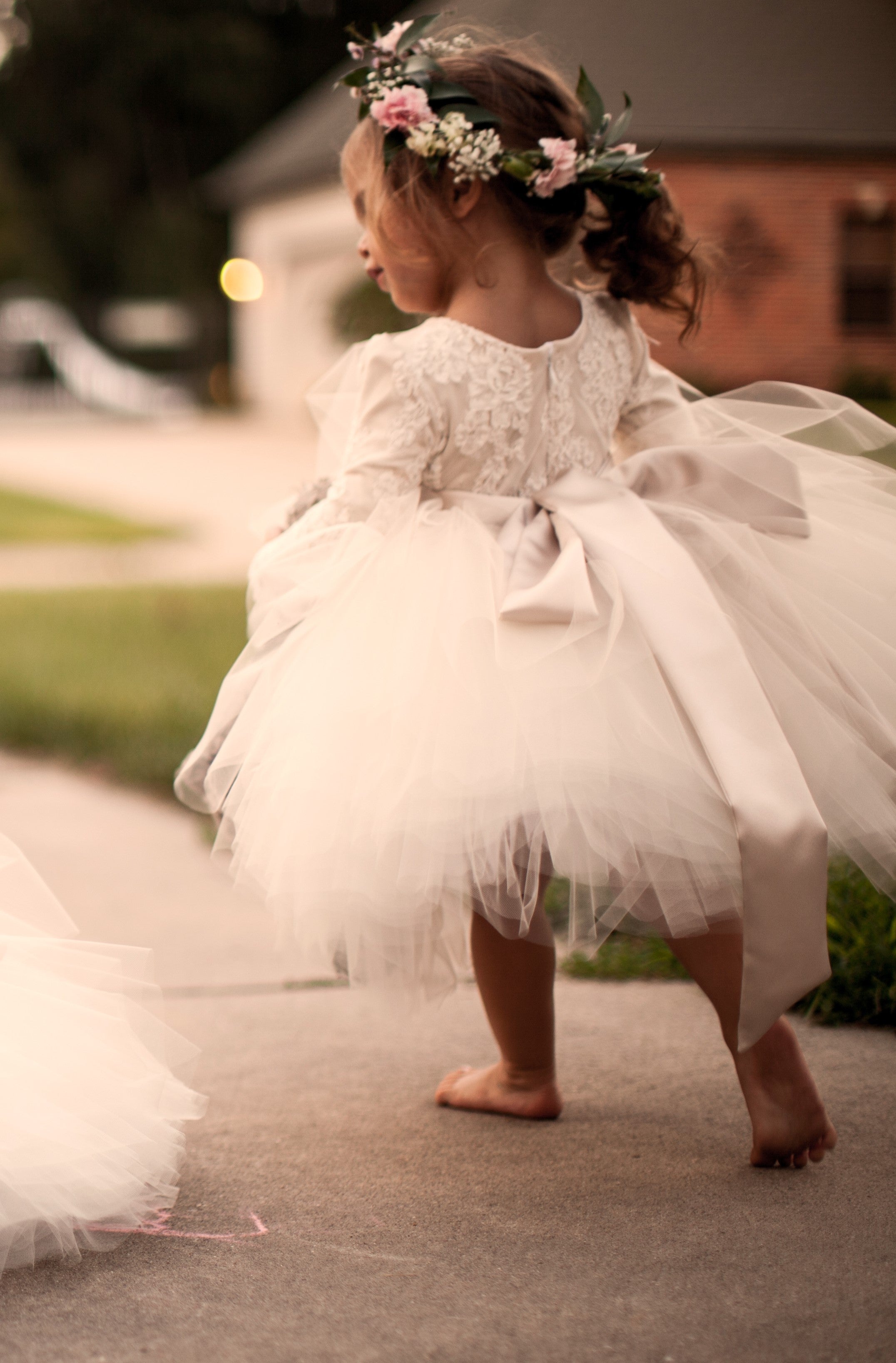 Lace Flower Girl Dress 14