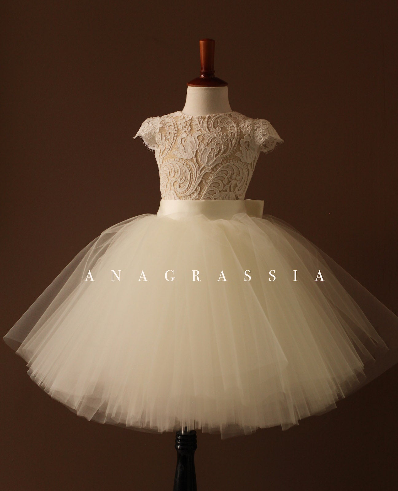 gold flower girl dress