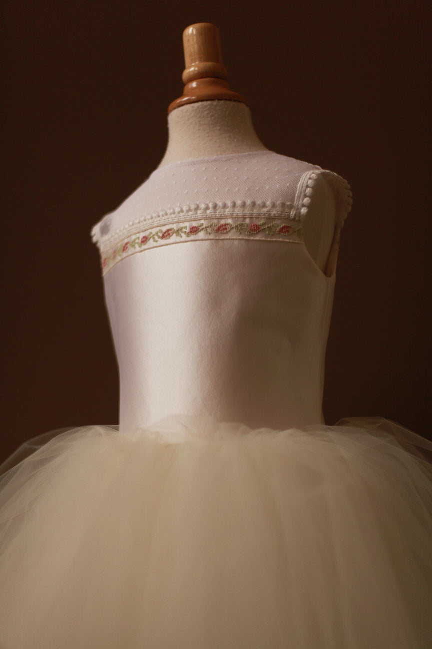 ukrainian flower girl dress
