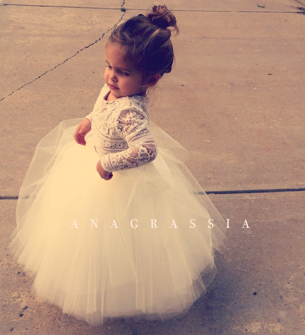 ballerina flower girl dress