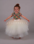 tulle skirt flower girl lace leotard bodysuit