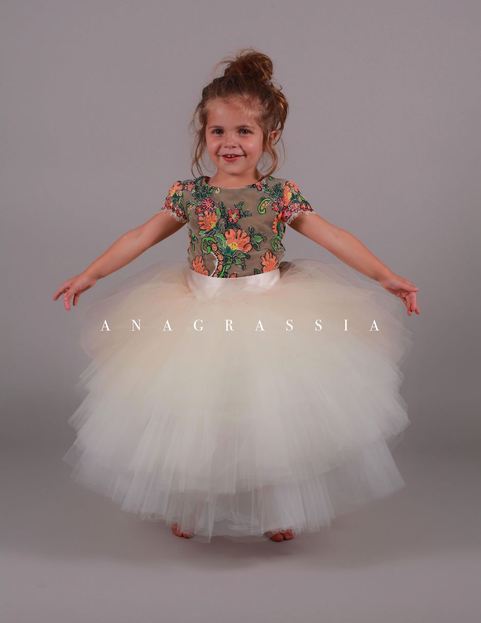 tulle skirt flower girl lace leotard bodysuit