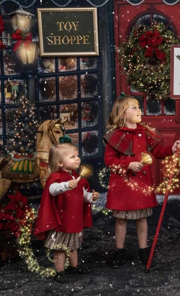 girls red wool jackets