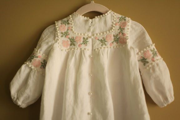 Girls Ukrainian christening gown