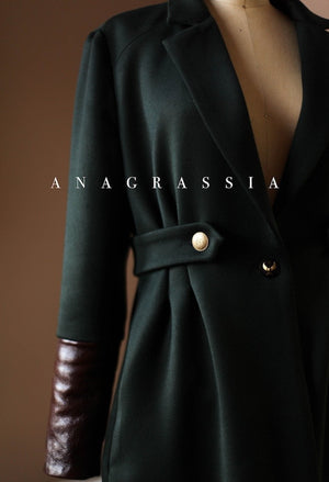 Dark Green Wool Coat – A N A G R A S S I A