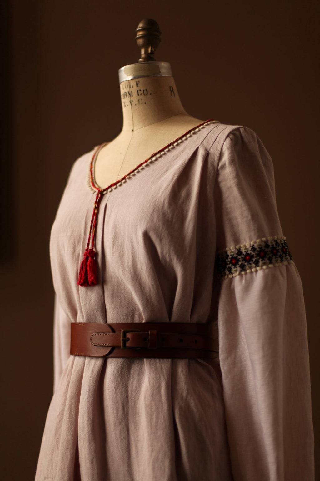 ukrainian embroidered dress