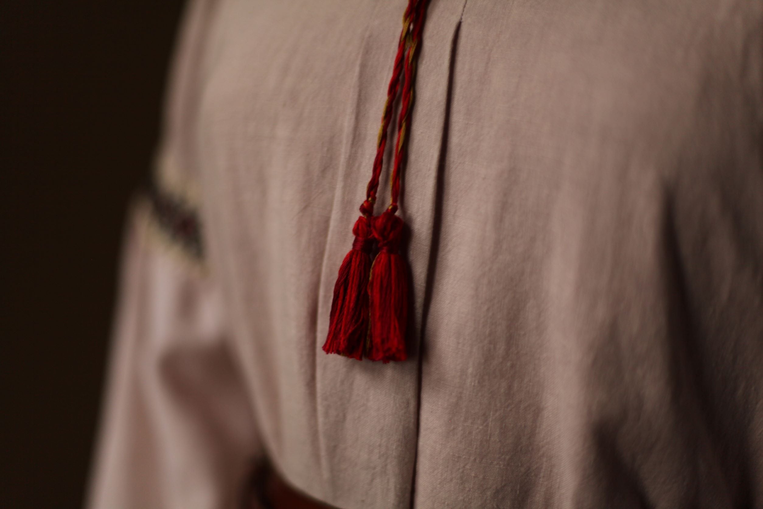 vyshyvanka with tassels