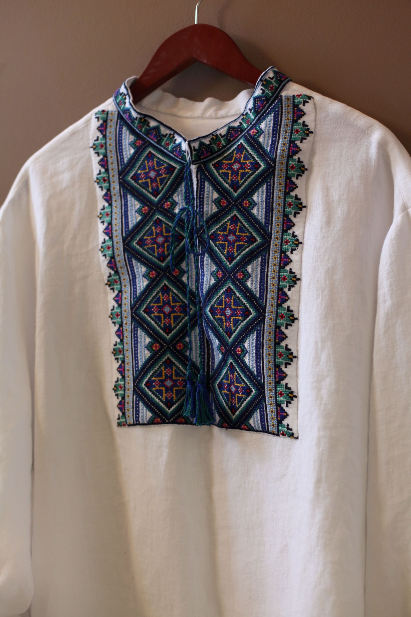 linen mens ukrainian shirt