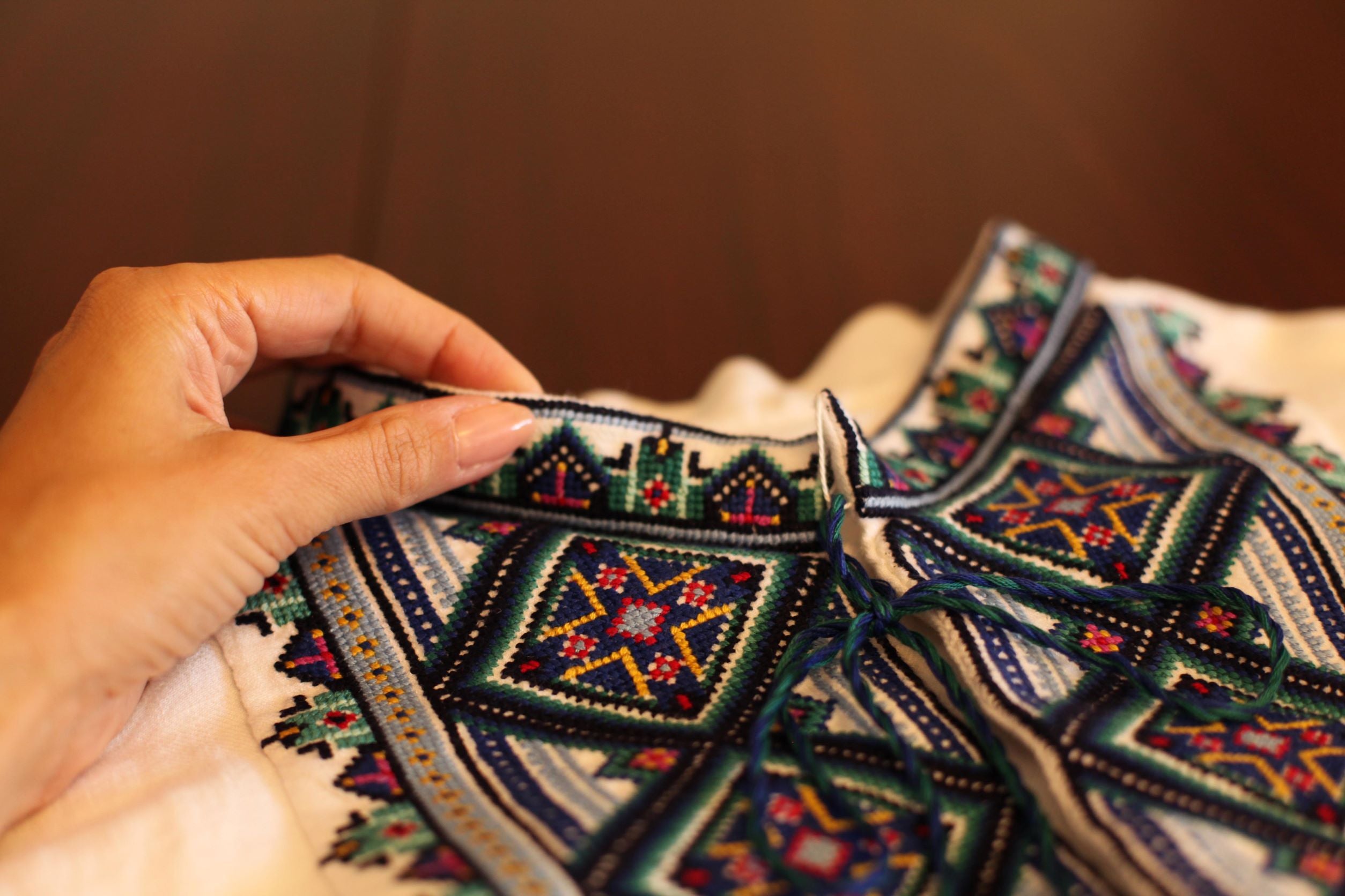 mens ukrainian linen shirt