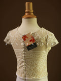short sleeves lace bodysuit