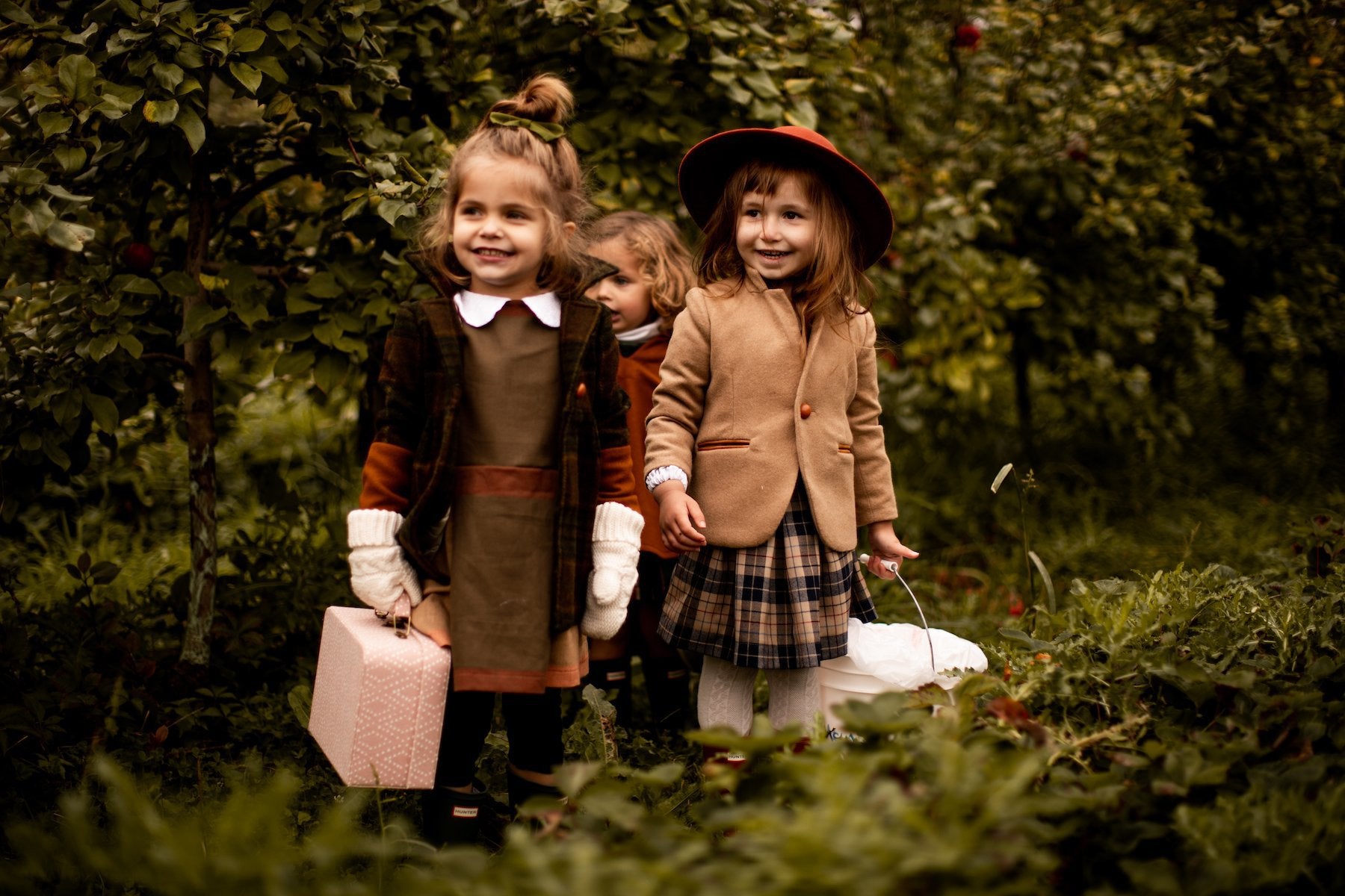 brown plaid jacket girls