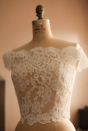 lace wedding topper