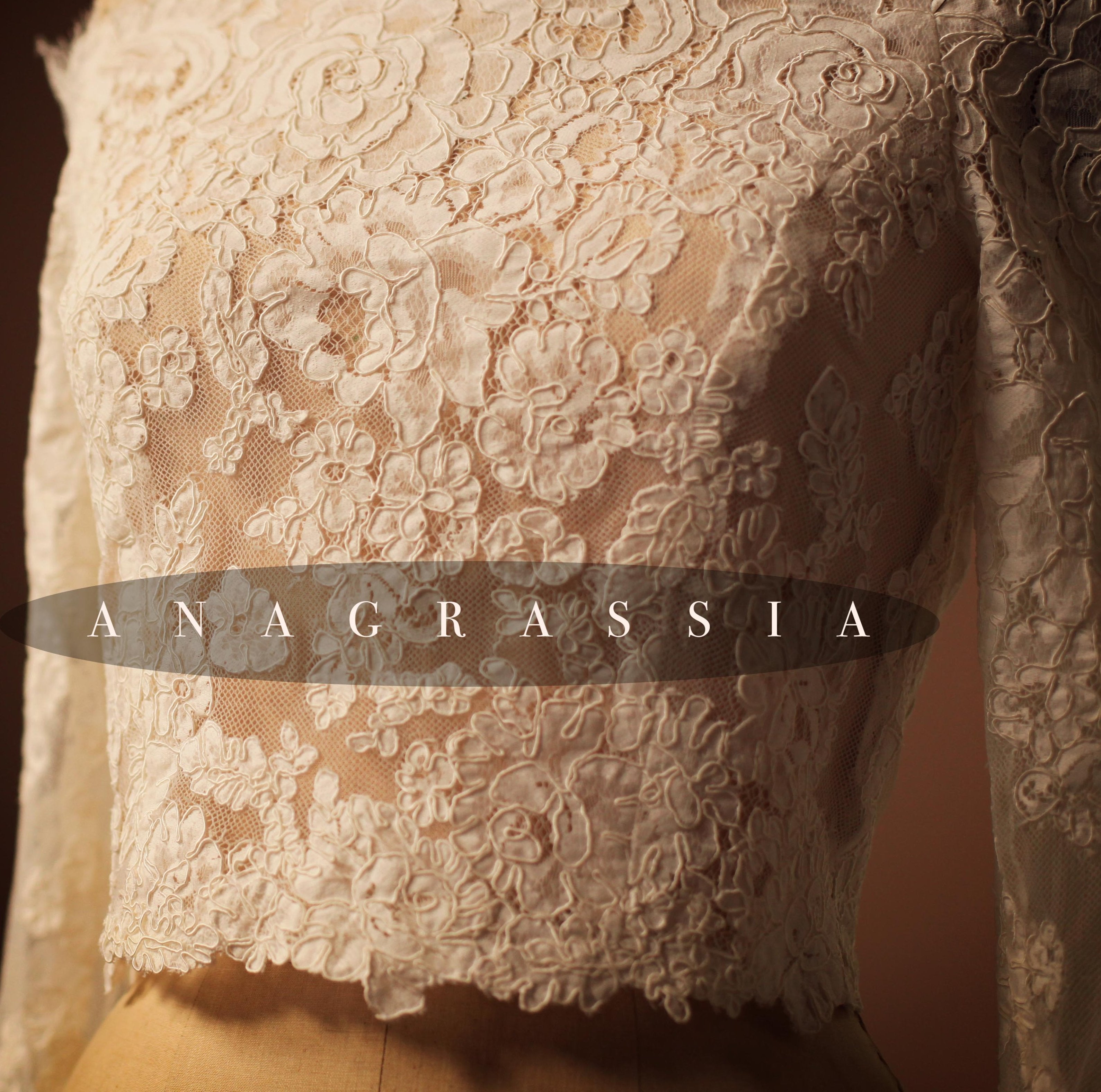 Lace Wedding Bolero with Sleeves Ivory Lace