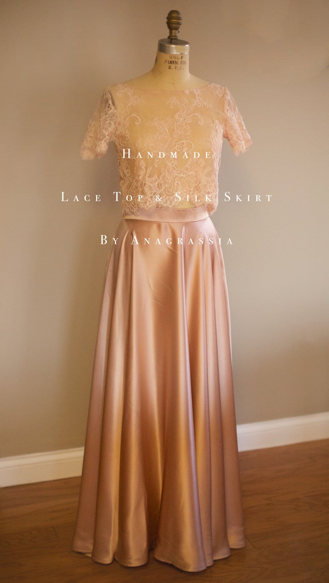 silk wedding skirt