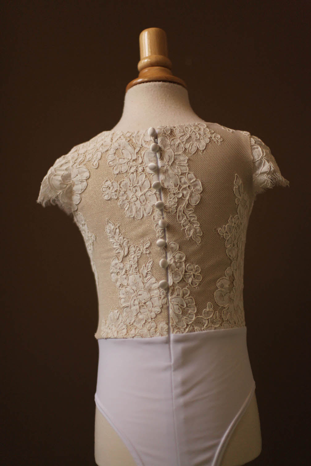 ivory lace bodysuit