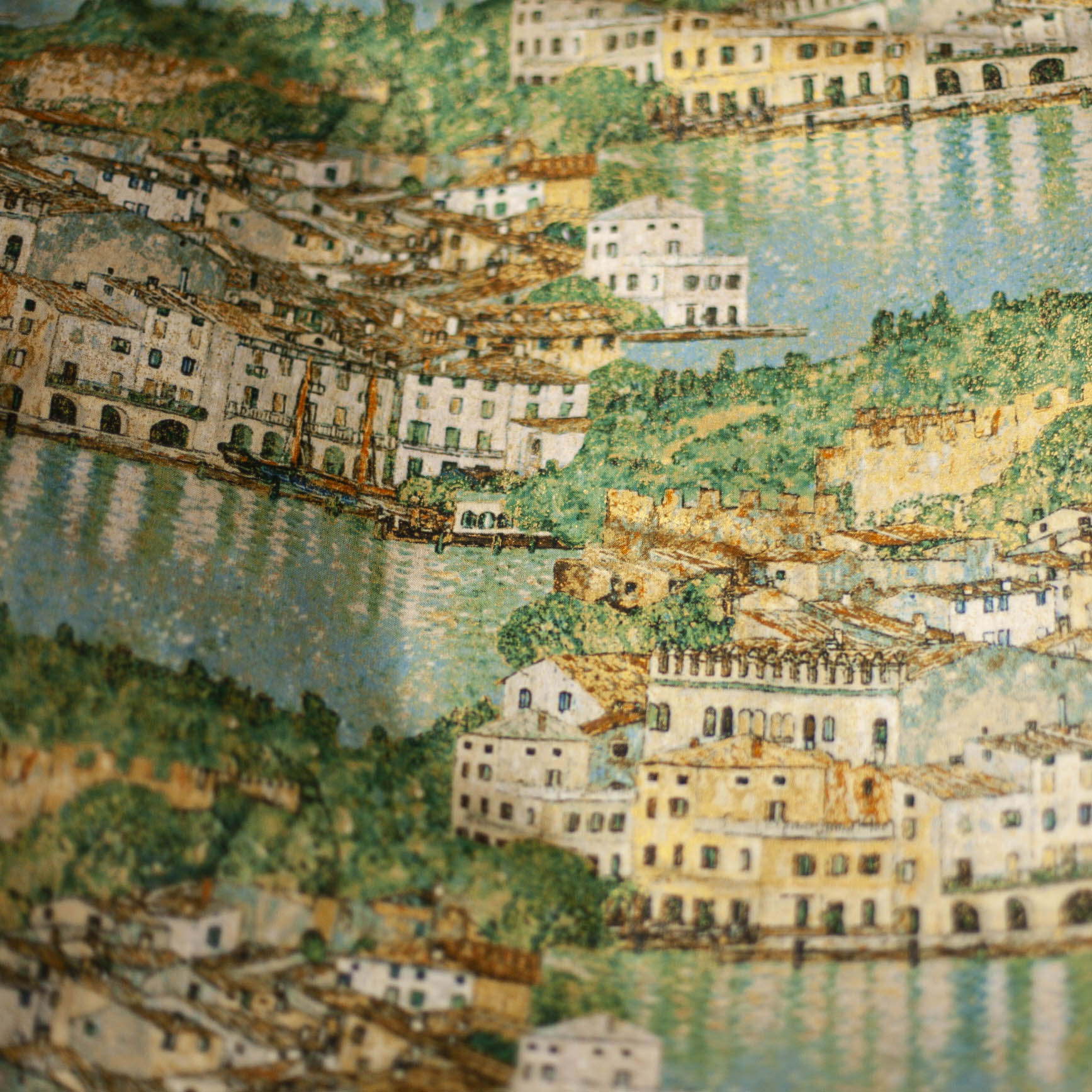 Gustav Klimt fabric Lake