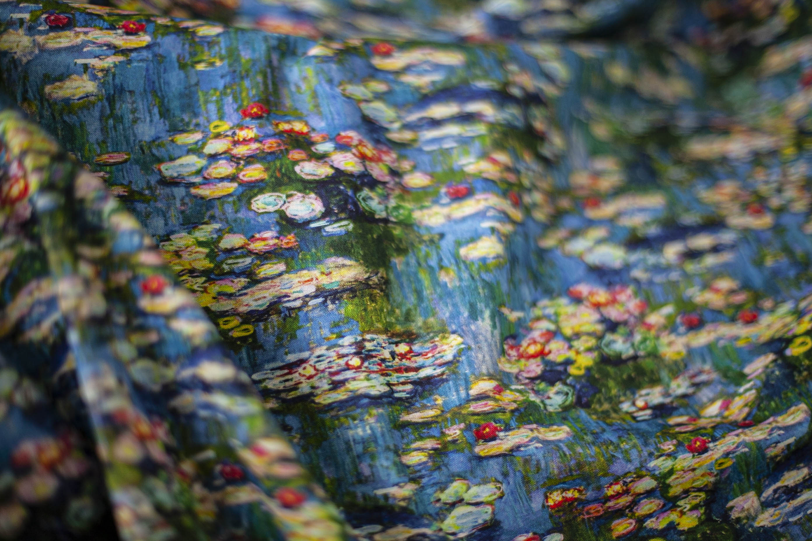 claude monet cotton fabric