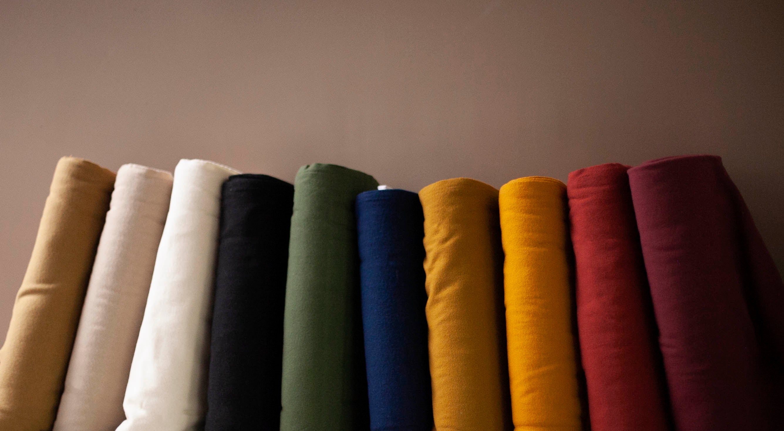 pure beige wool fabric