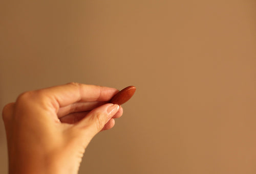 real leather buttons cognac
