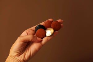 leather suede buttons