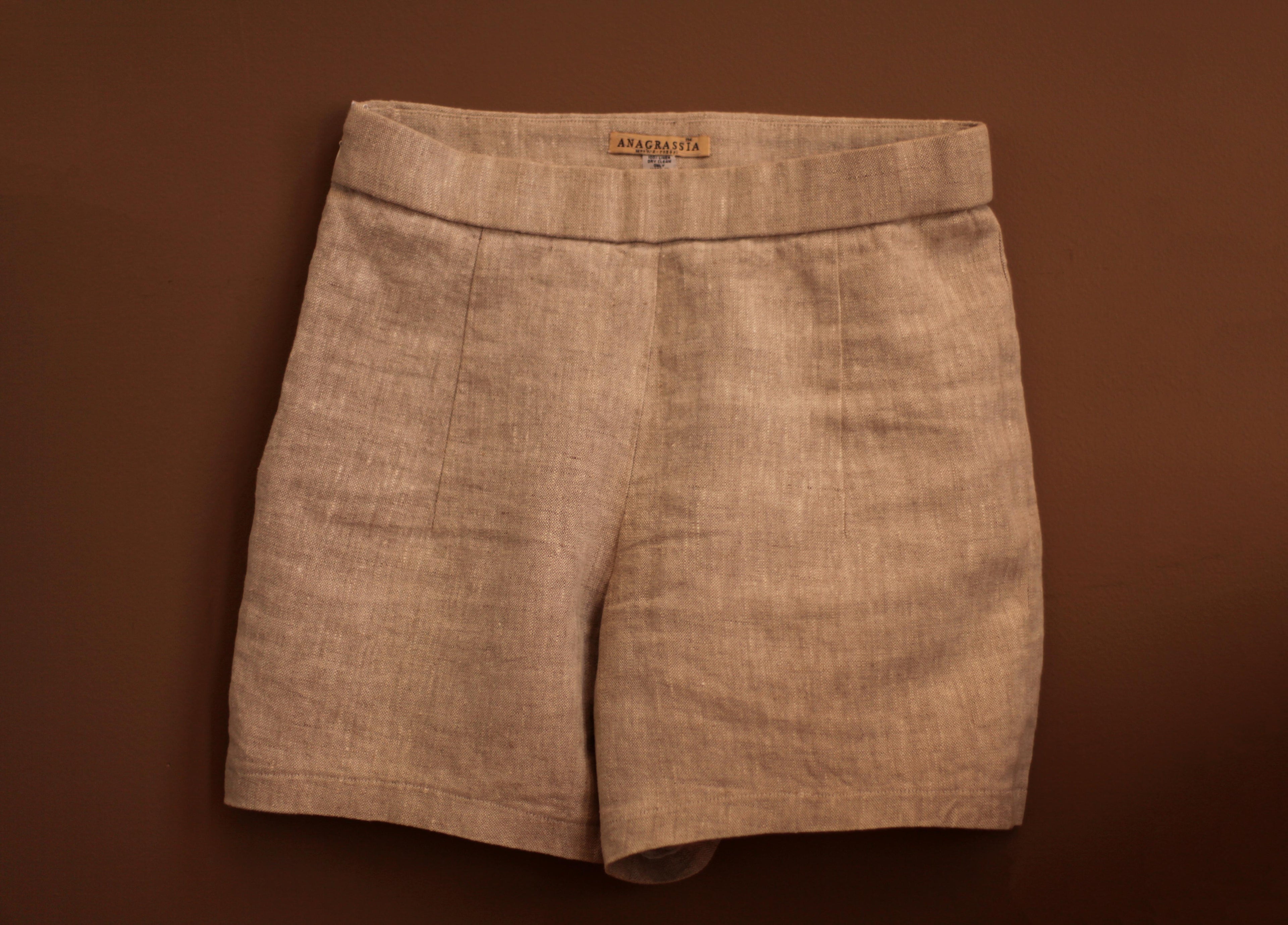 linen shorts women