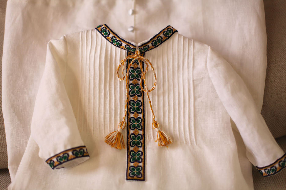 Celtic Embroidery Gown