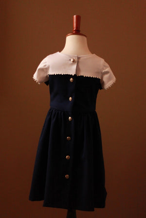 sailor dress with sleeves 