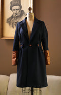 Navy Wool Coat