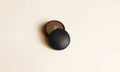 navy blue leather buttons