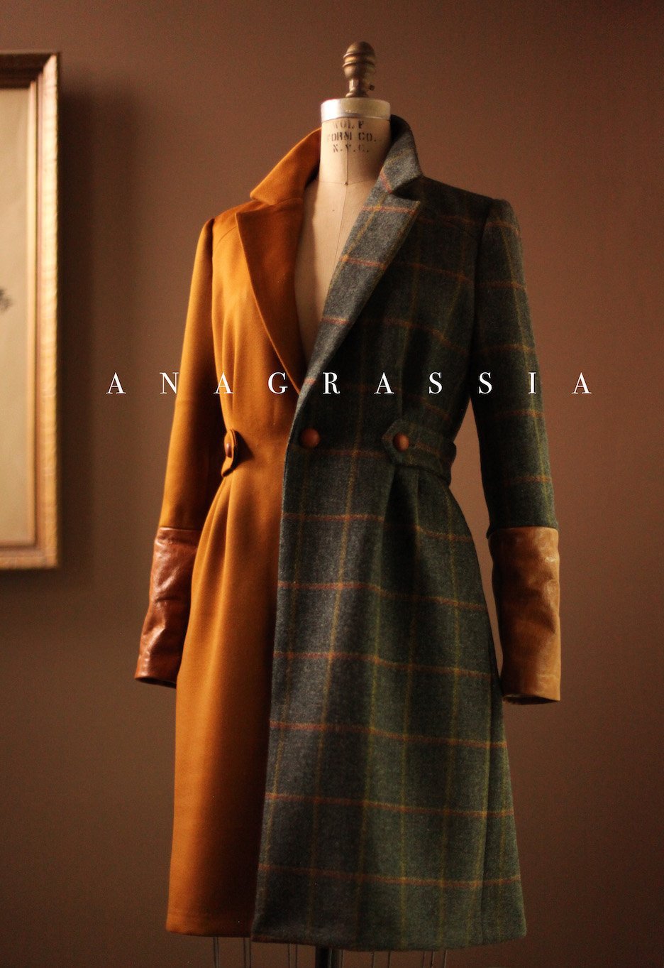 wool leather coat