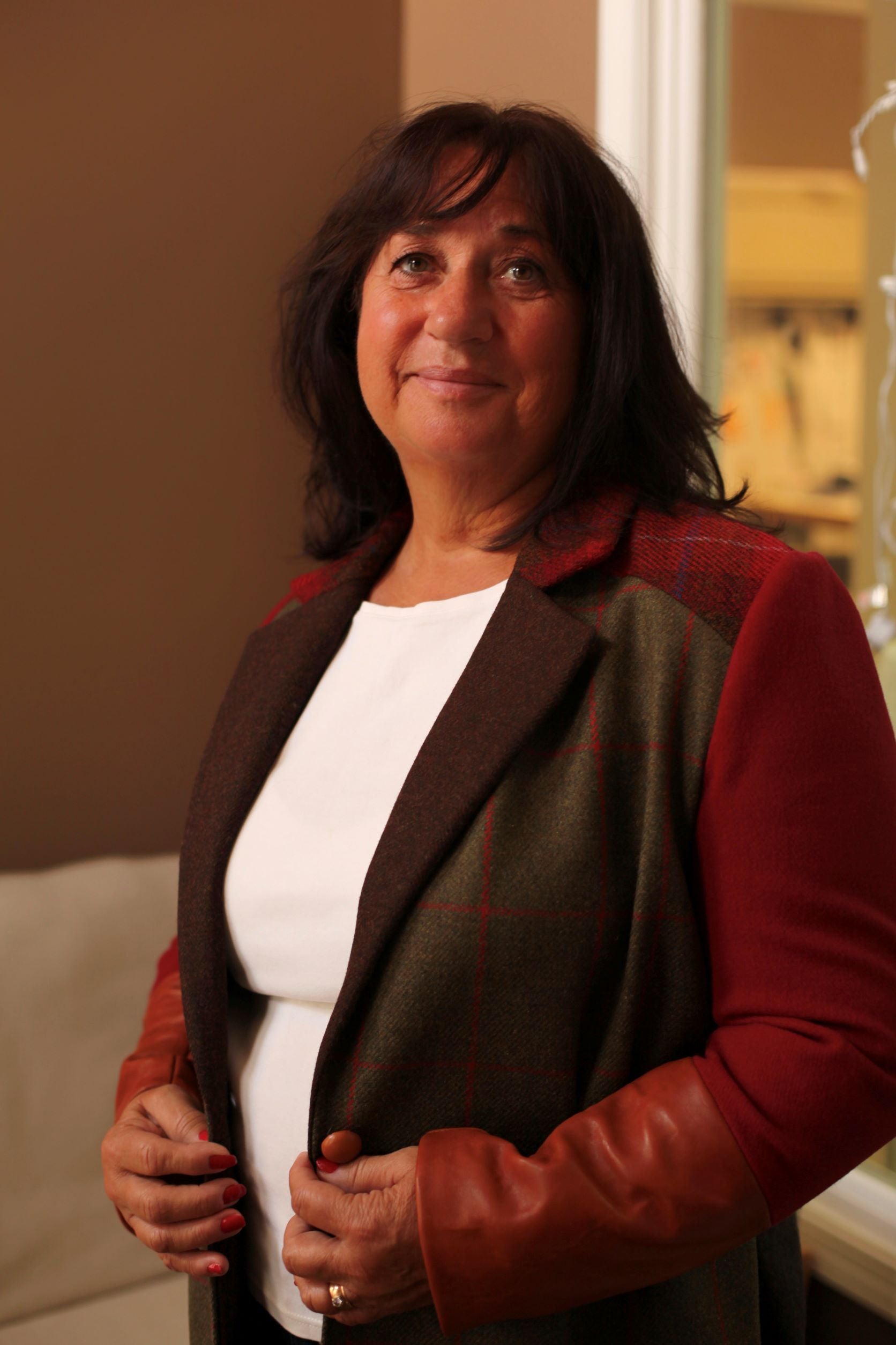 plus size women's wool jacket