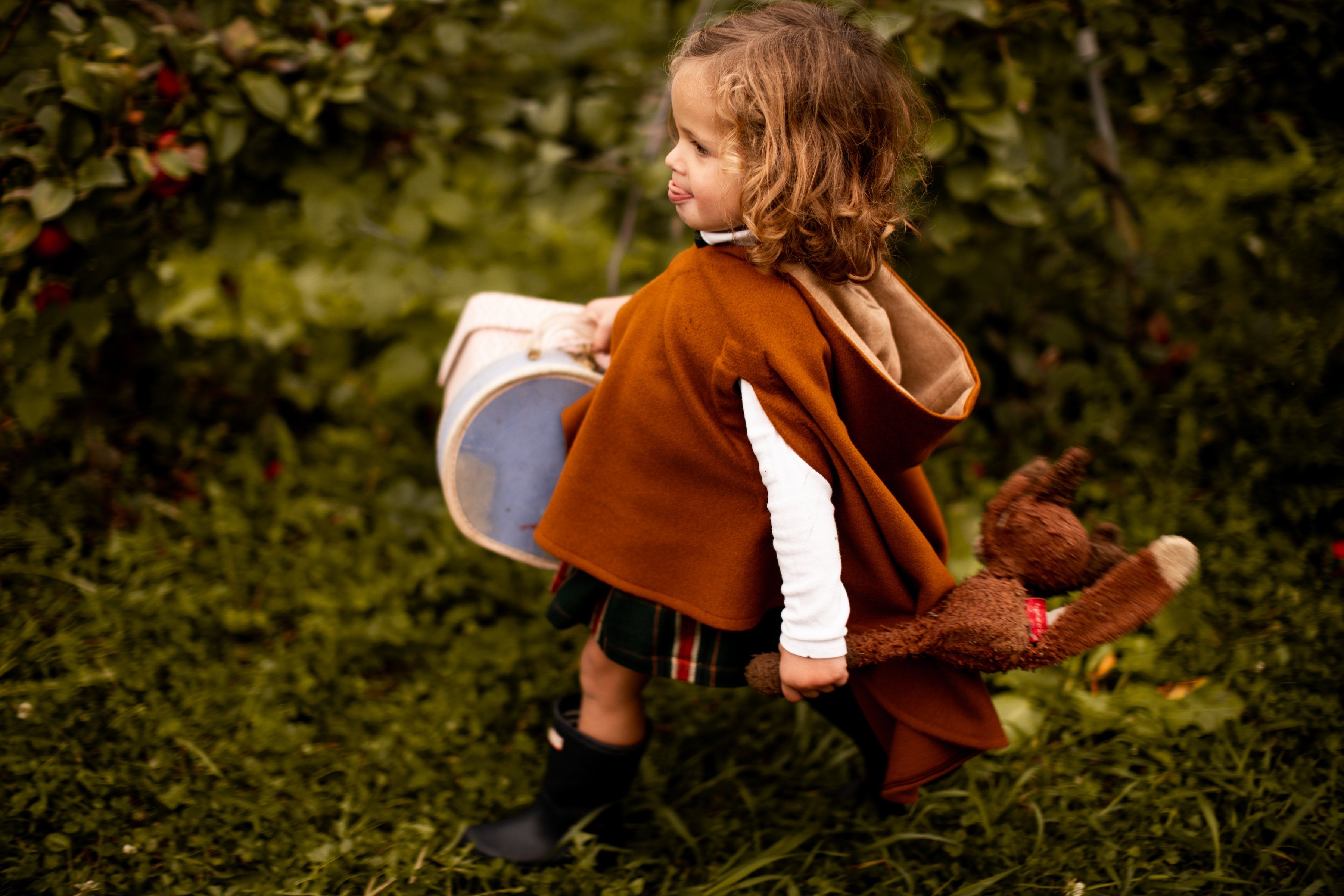 kids wool cape