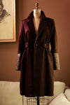 brown wool coat womens