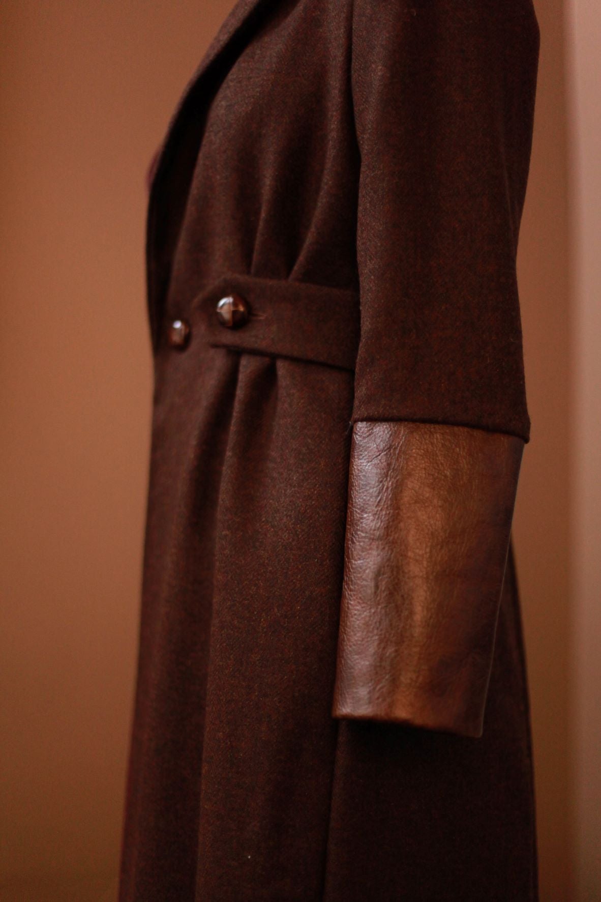 brown tweed womens jacket