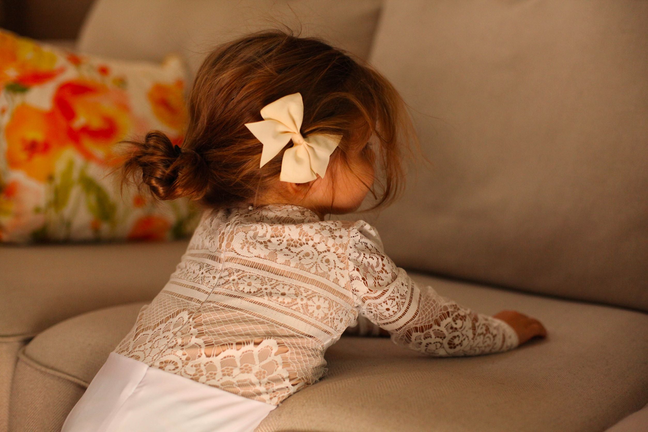 lace leotard flower girl dress