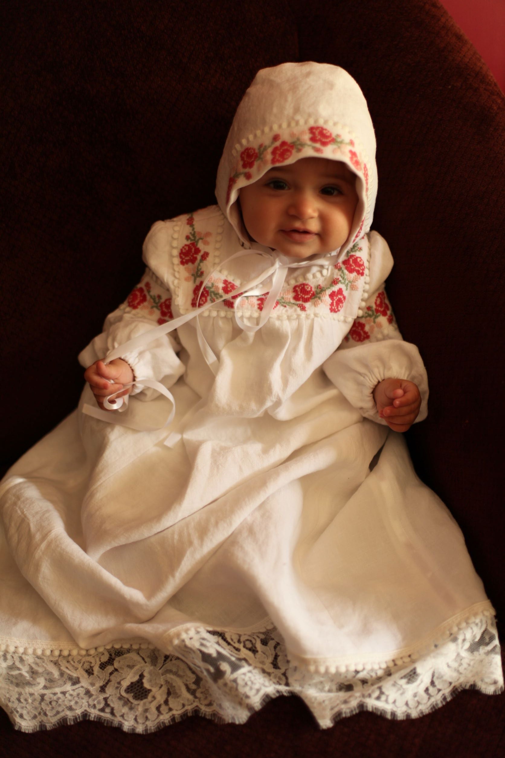 girls heirloom christening gown