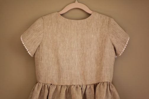 girls linen dress