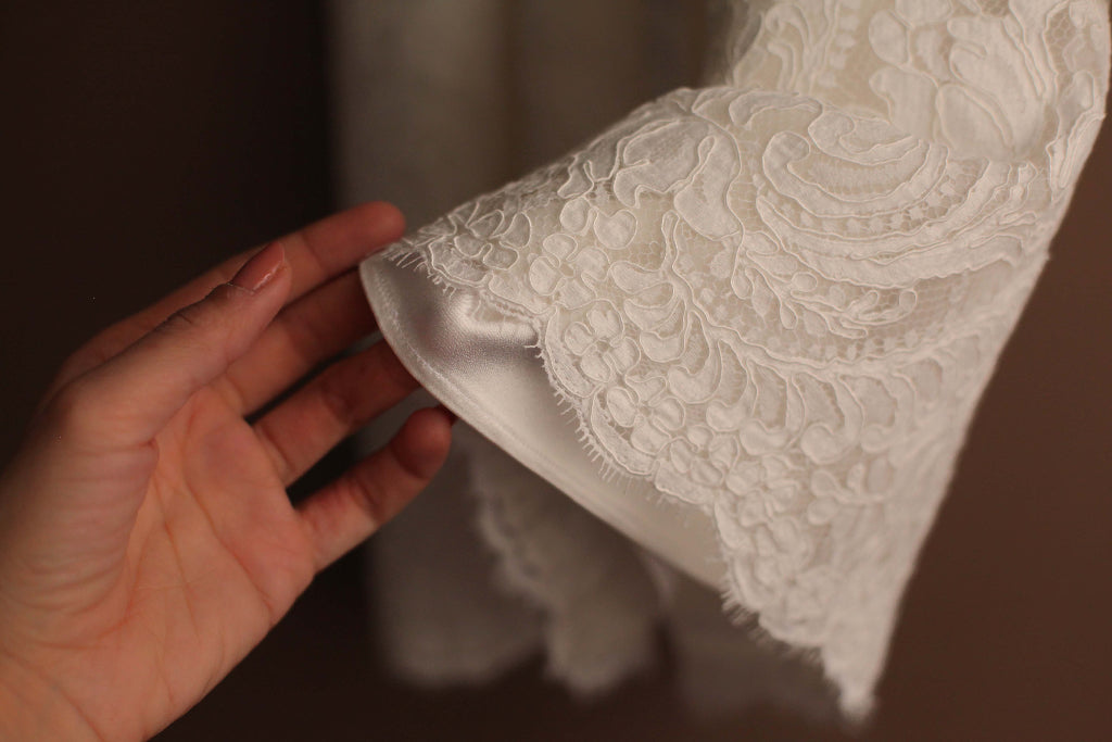 French lace baptismal gown