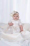 silk baptismal gown