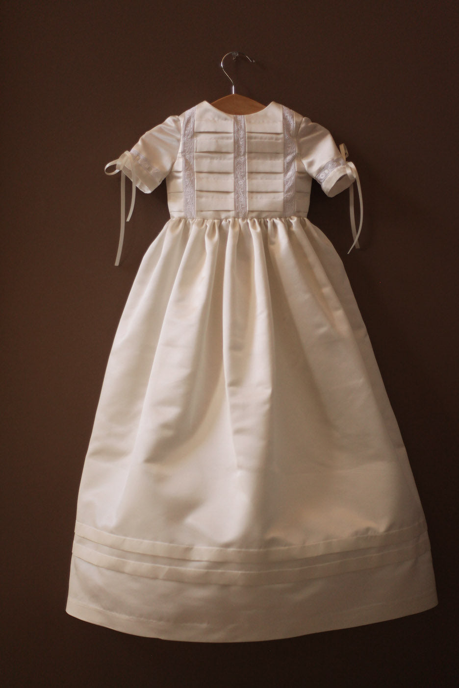 silk baptismal gown
