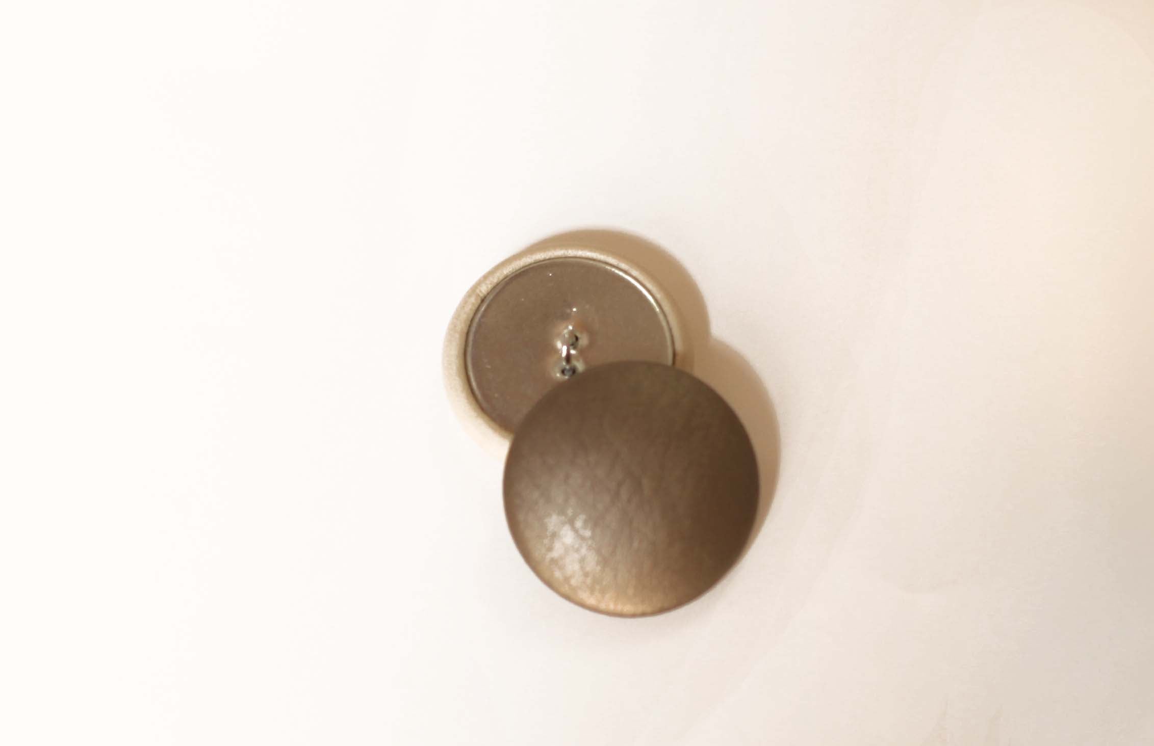 silver leather buttons