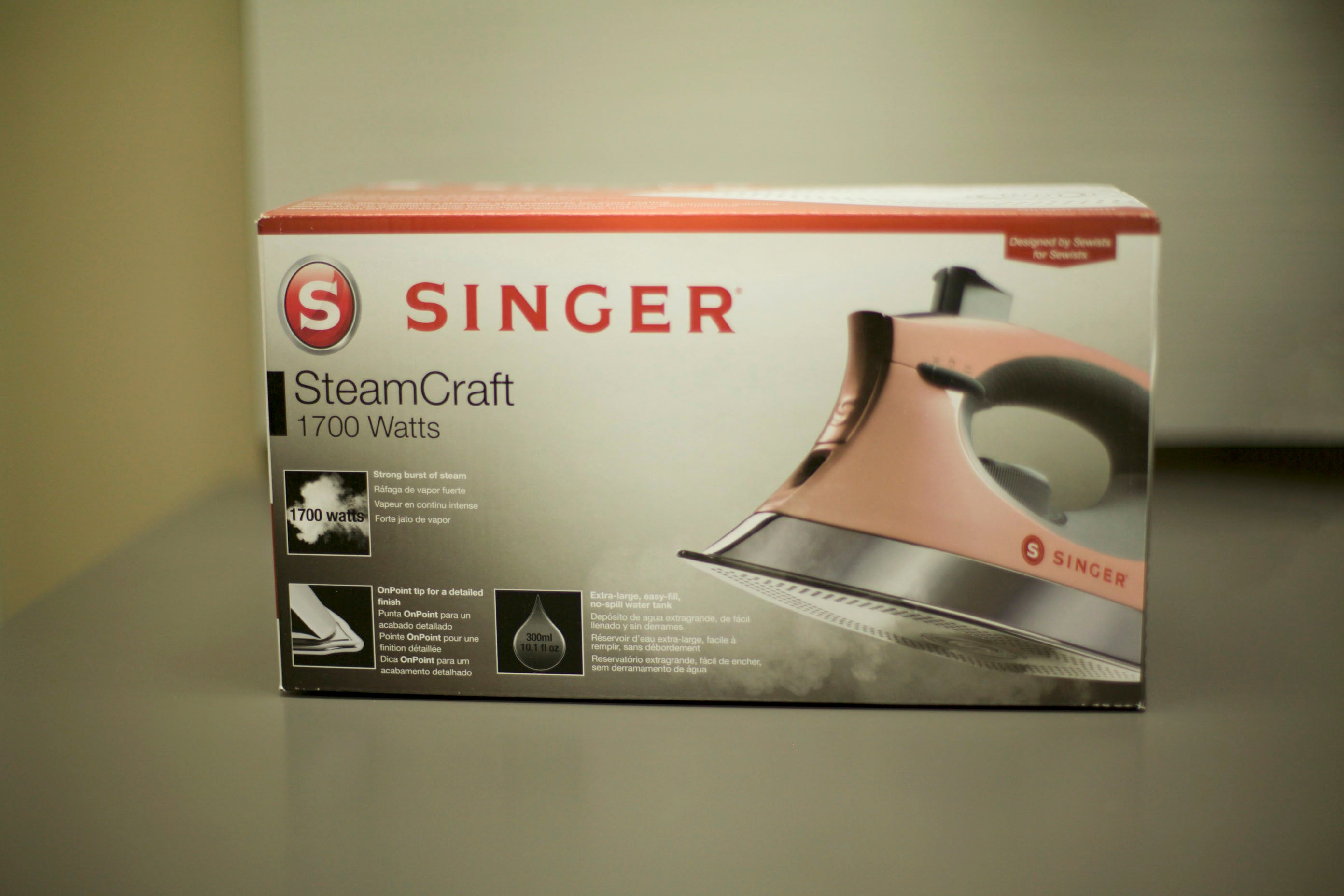 SINGER SteamCraft Steam Iron Pink/Gray – A N A G R A S S I A