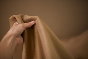 tan cashmere fabric