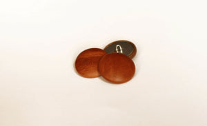 light brown leather buttons